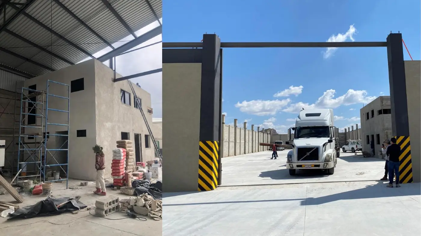 Obra de REEMSA: construcción de nave industrial